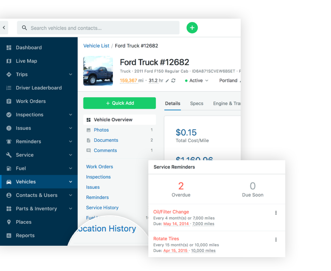 vehicle tracking software