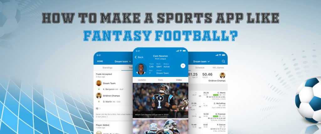 How to make app like fantasy football?