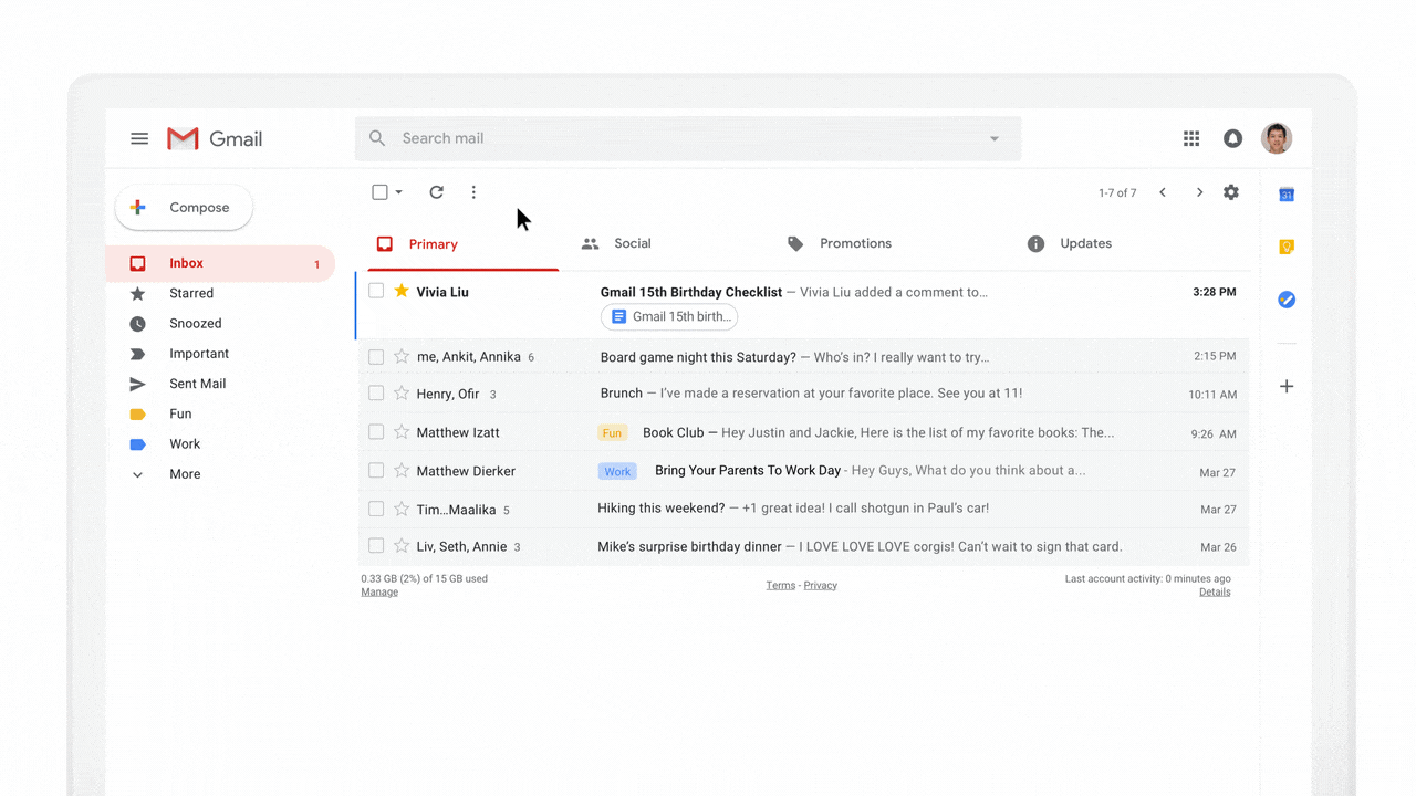 Dynamic email