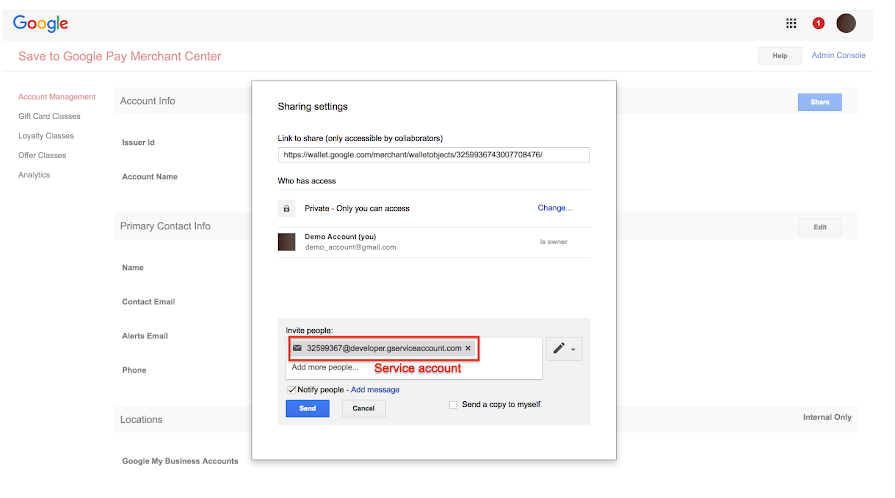 Mandatory information for listing the particular app