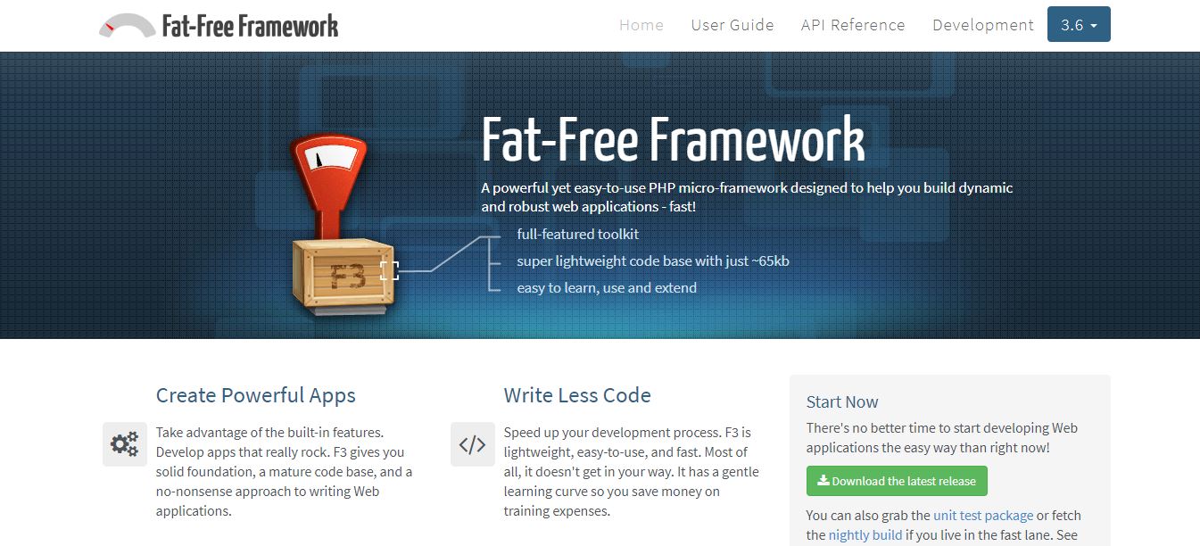 Fat-Free Framework