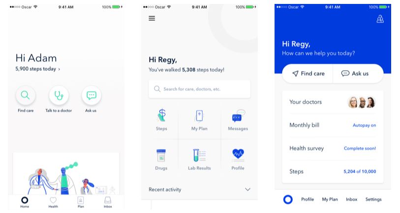 Oscar Health Insurance App