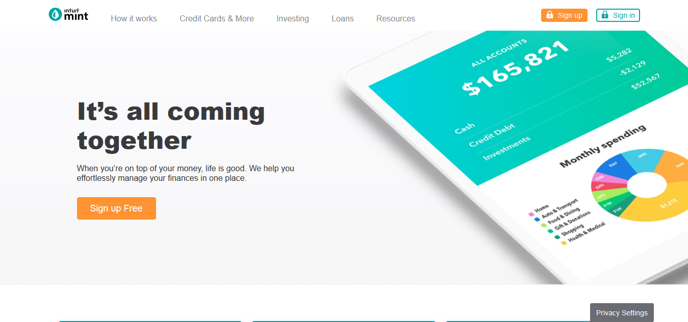 Mint - Best For Budgeting