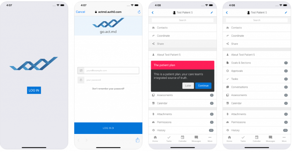 ACT.md - Healthcare Mobile Application