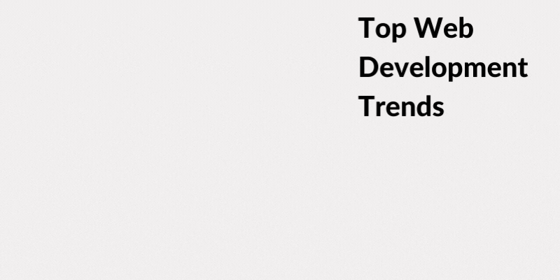 Top Web Development Trends 