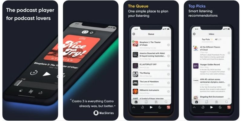 Castro Podcast Player 