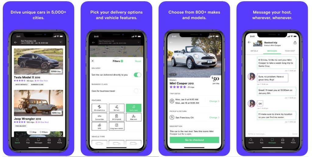 Turo - Car Rental App