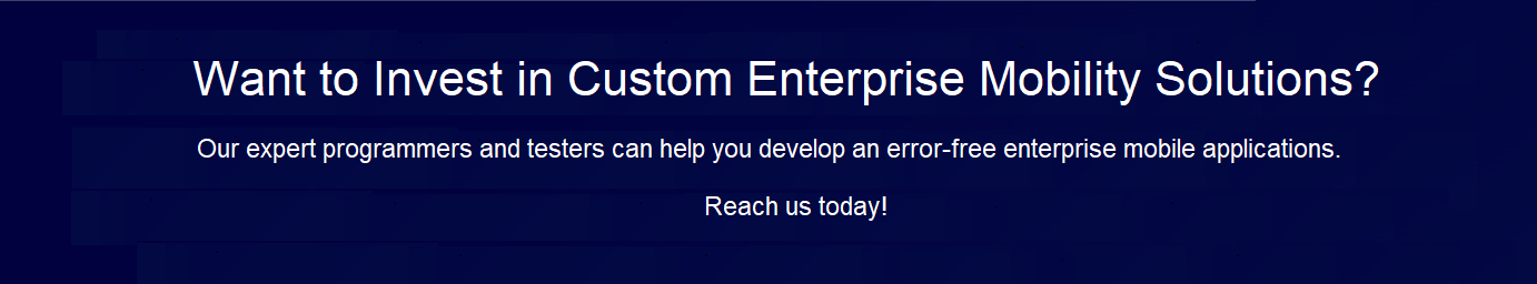 Custom Enterprise Mobility Solutions