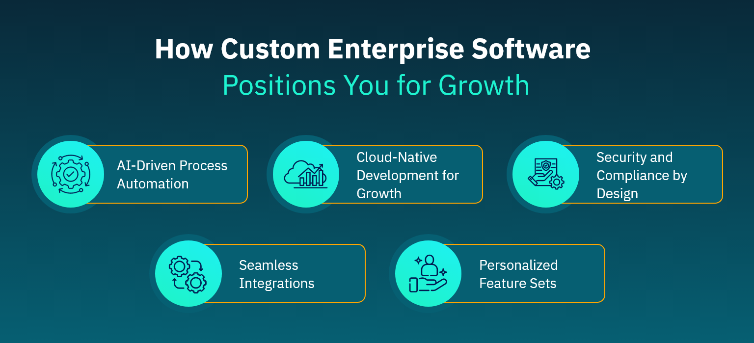 Benefits of custom enterprise software for business growth