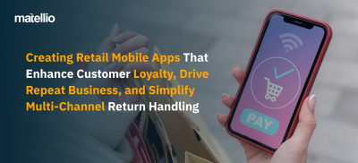 Retail mobile app interface showing AI personalization
