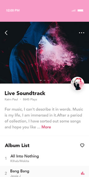 Music App Screen 4