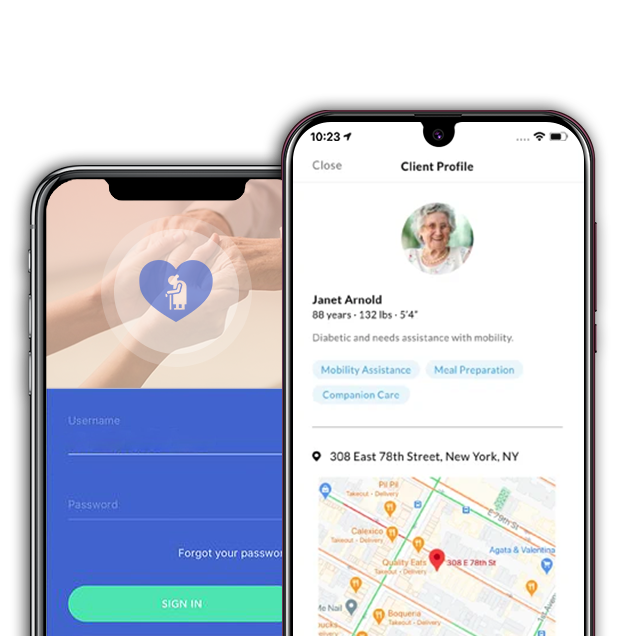 Care Giving App Development Company | Homecare App Development Services