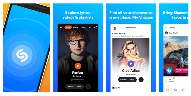 Shazam app