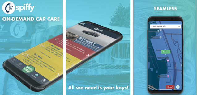 spiffy car wash app