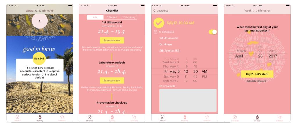 Pregnancy Assistant App