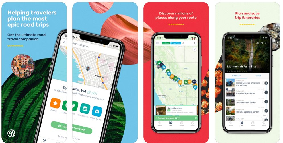 Roadtrippers iOS App