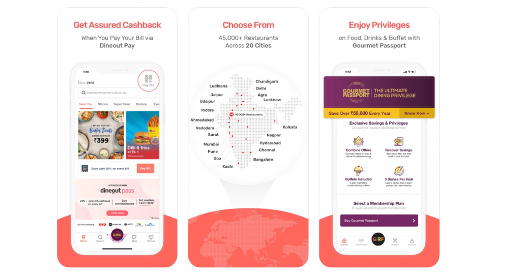 DINEOUT - Restaurant Table Booking App