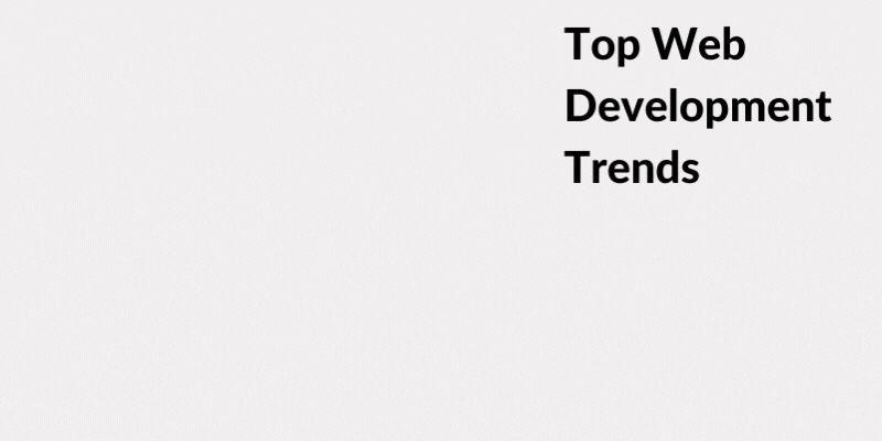 Top Web Development Trends