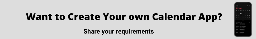Make a Calendar App