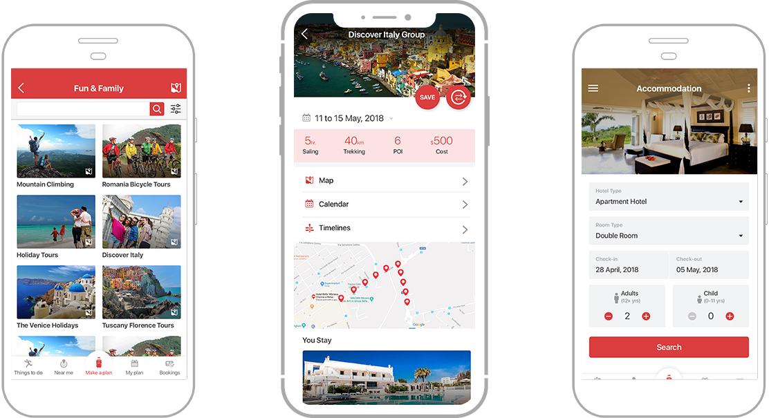 Travelling Mobile App