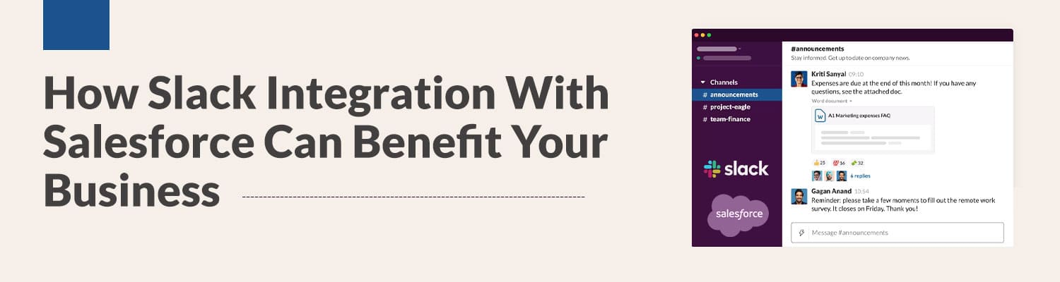 how slack salesforce integration can benefit your business