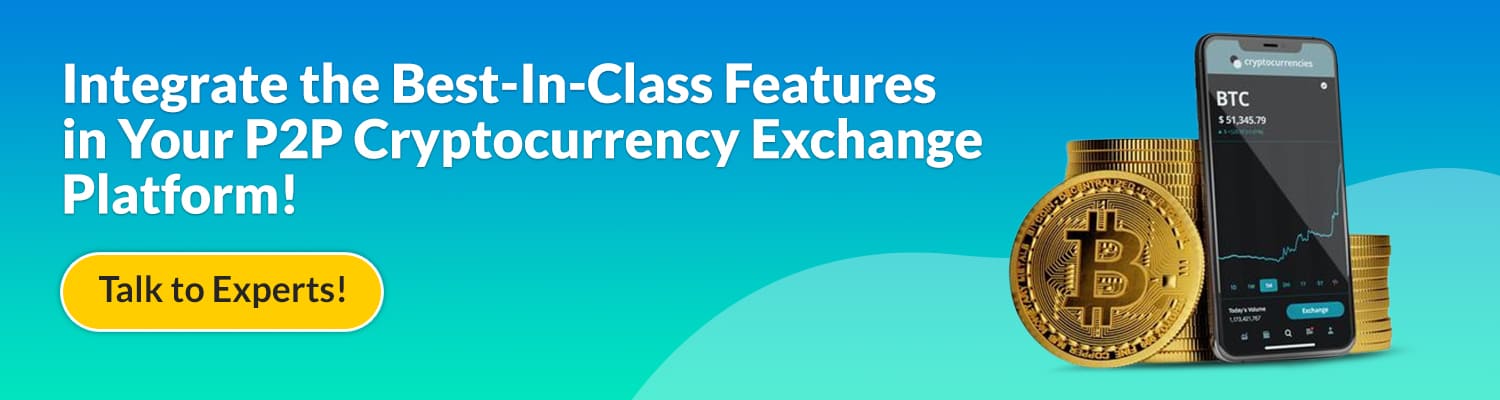 P2P Cryptocurrency Exchange Company