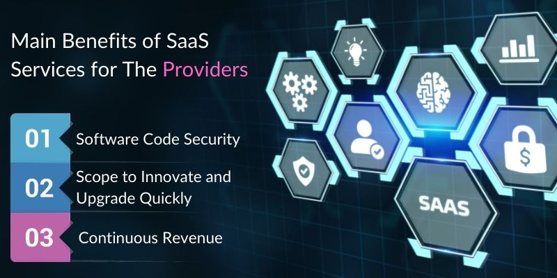 Main Benefits of SaaS Services for The Providers