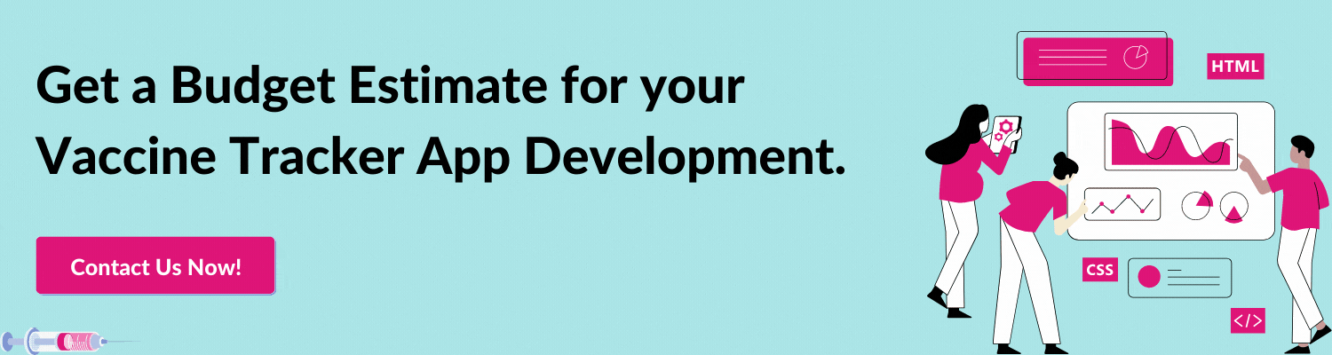 Get A Budget Estimate For Your Vaccine Tracker App Development.