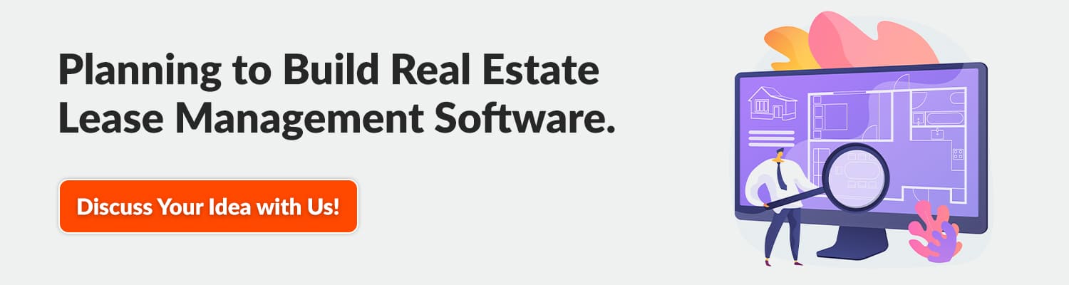 Real estate lease management software development
