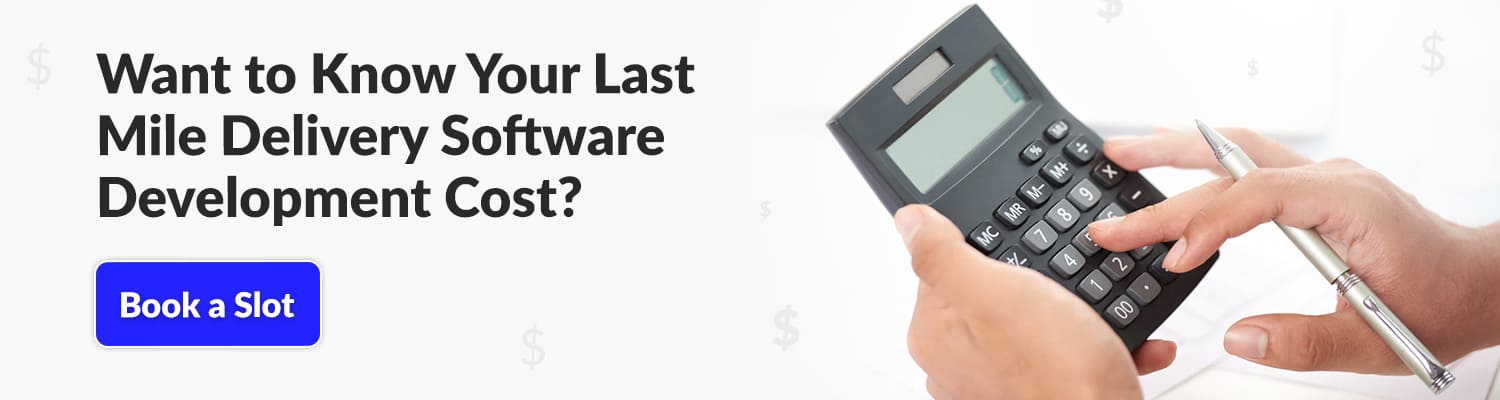 Last mile delivery software solutions