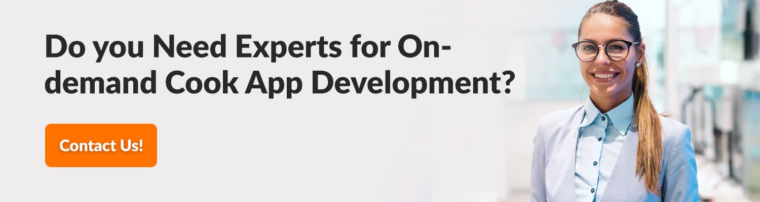 On-Demand Cook & Chef Finder Mobile App development