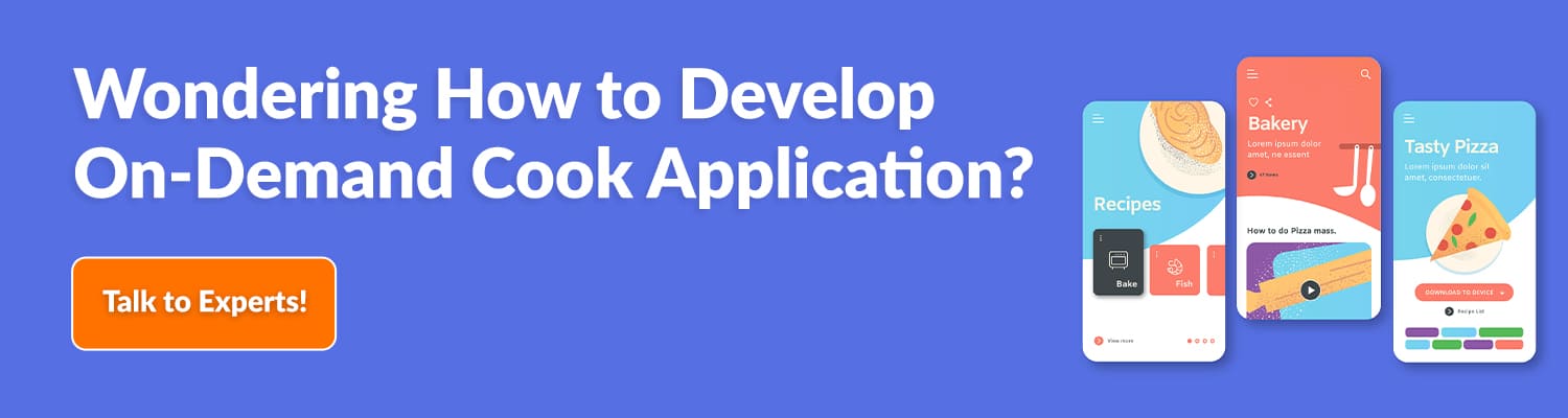 on demand cook app development
