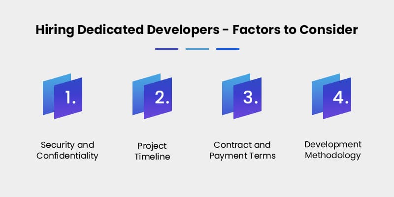 Hiring Dedicated Developers Factors to Consider