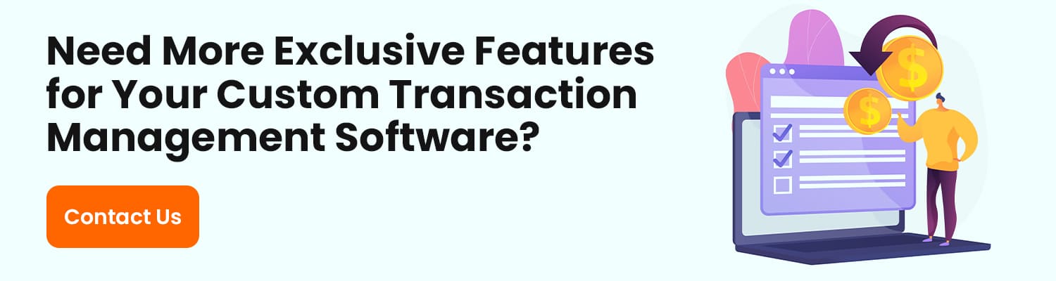 transaction management software development