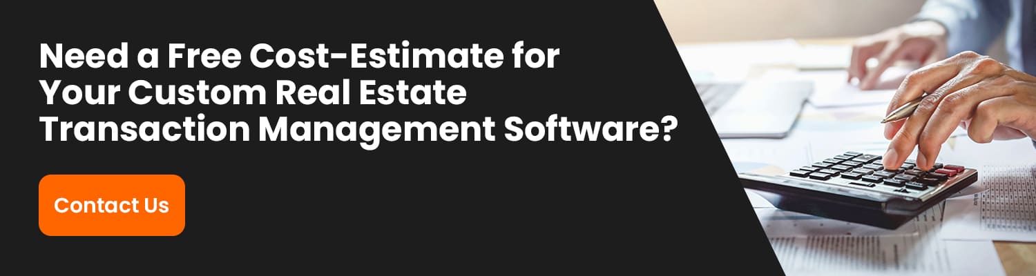 Custom Real Estate transaction management software development