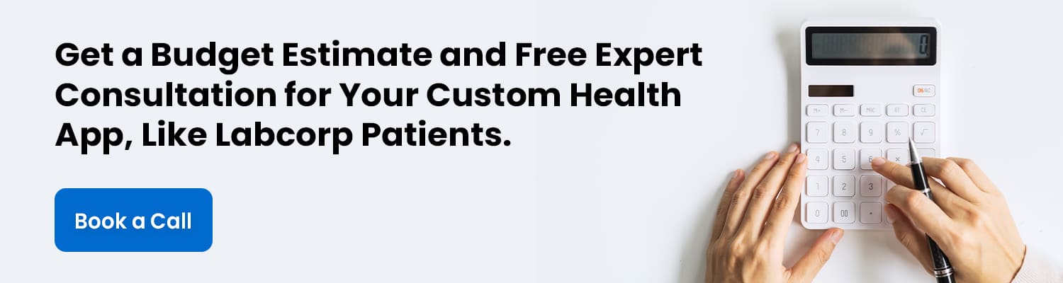 Custom Health App Like Labcorp