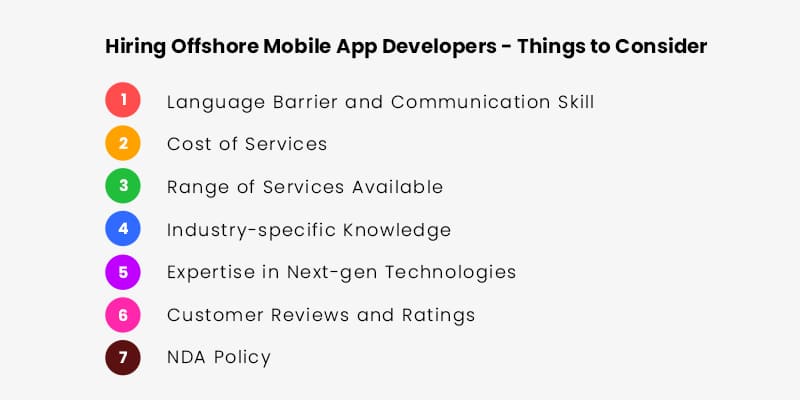 Hiring Offshore Mobile App Developers - Things to Consider