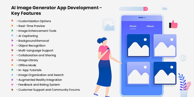 Features of AI Image Generator App Development