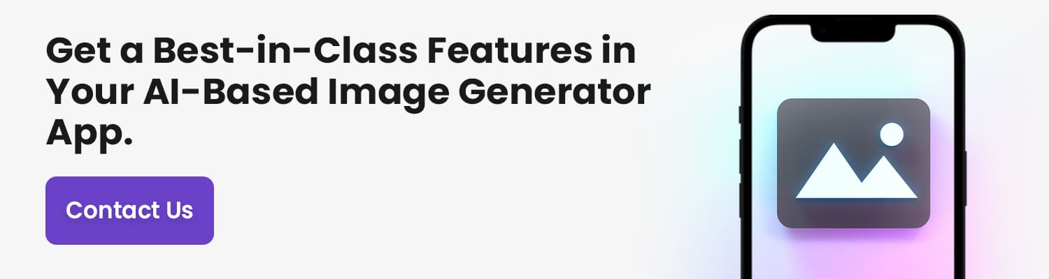 AI-based Image Generator App Features