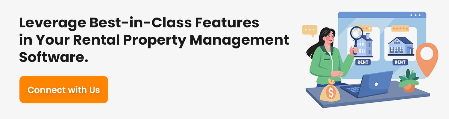 integrate the features in rental Property management software