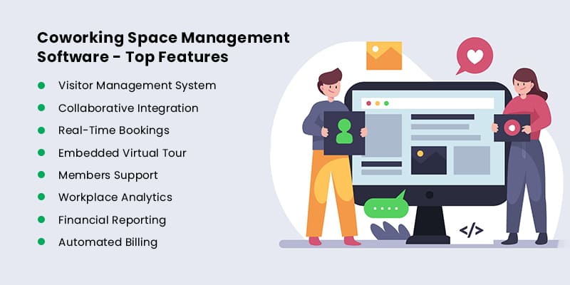 Coworking Space Management Software - Top Features