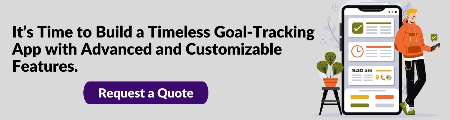 Custom Goal Tracking App Features