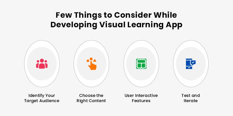 Things to consider while developing visual learning app