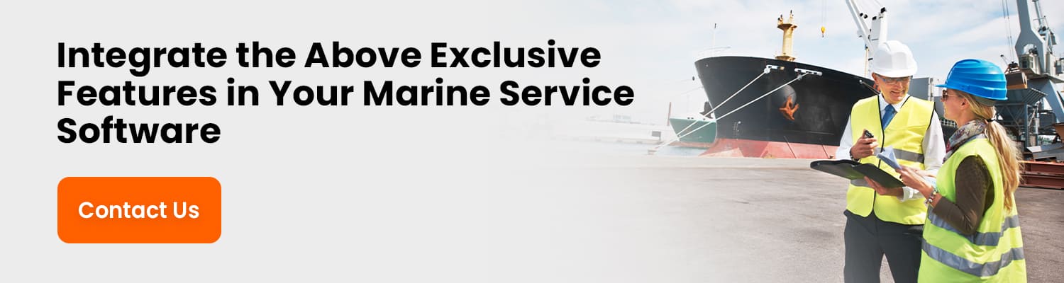 Marine Service Software Features