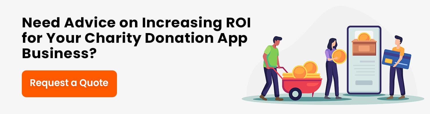 Charity Donation App Cost
