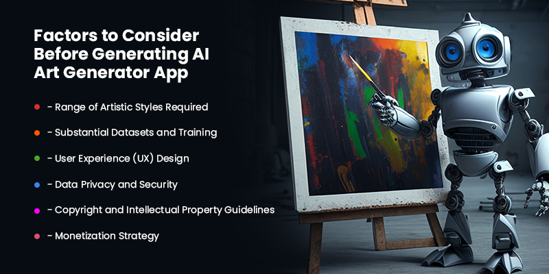 Factors to Consider Before Generating AI Art Generator App
