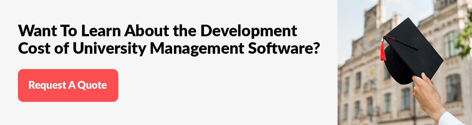 University Software Development Cost