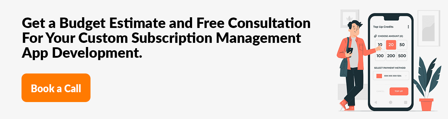 Subscription Management App Development Cost