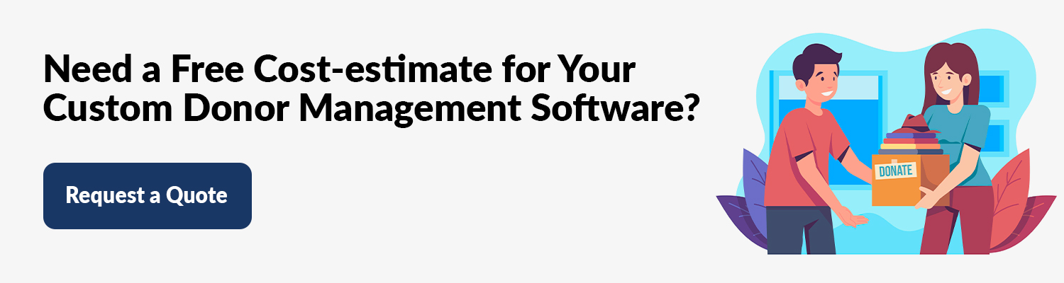 Donor Management Software Development Cost