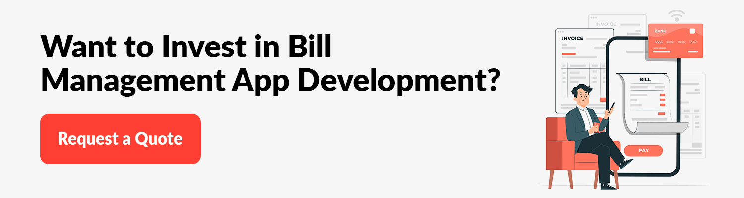 Bill Management App Development Investment